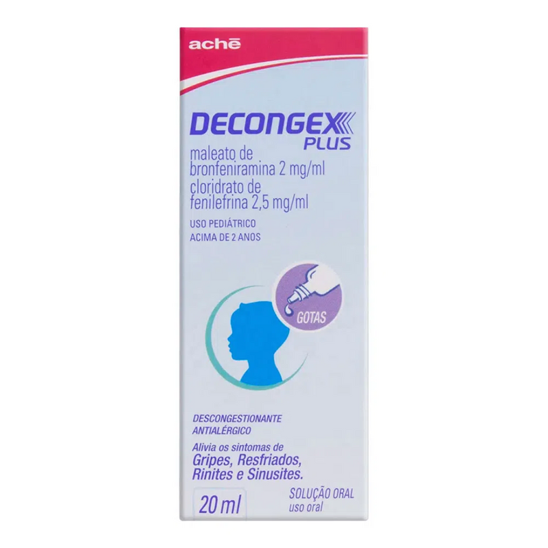 Decongex Plus Aché Gotas - 20ml