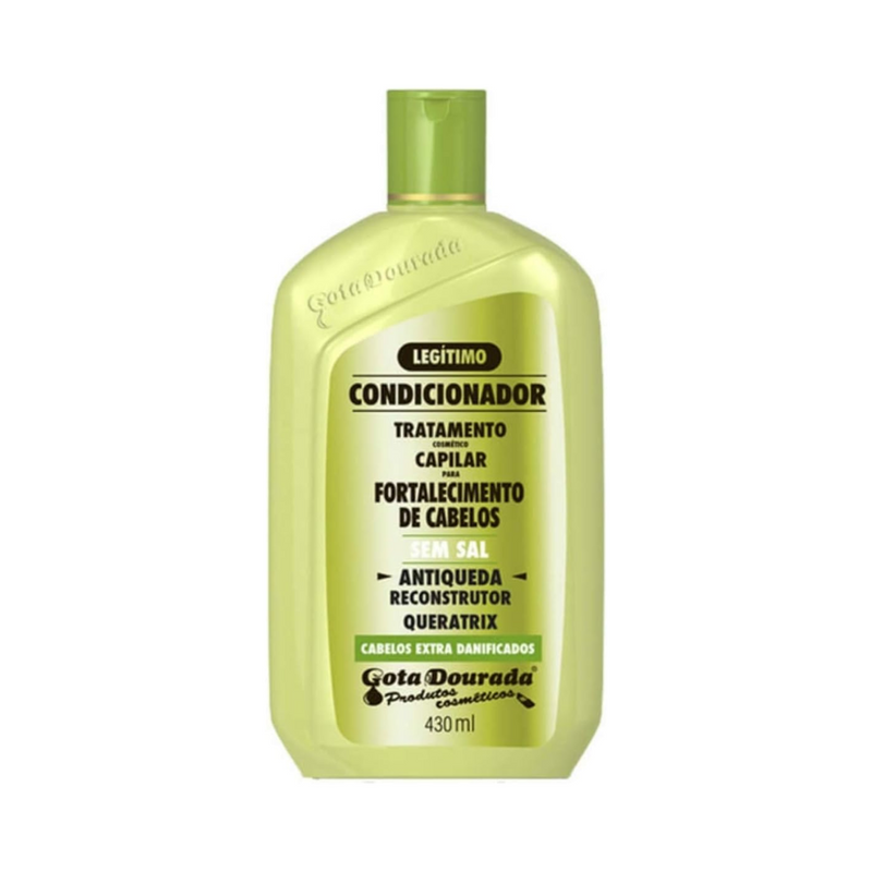 Condicionador Anti Queda 430Ml Antiqueda Unit, Gota Dourada