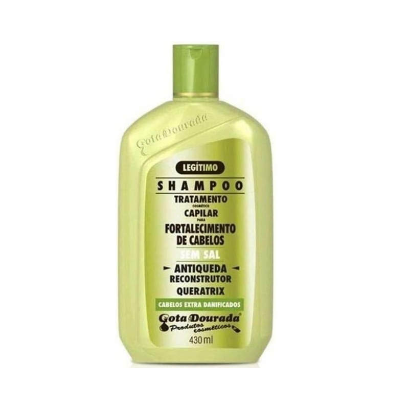 Shampoo Gota Dourada Fort Antiqueda 430Ml