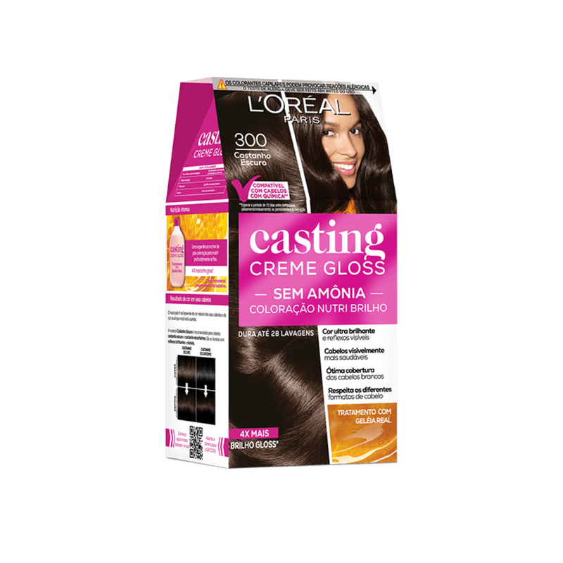 Casting Creme Gloss 300 Castanho Escuro