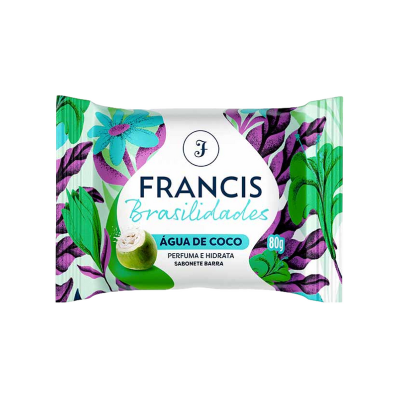 Sabonete em barra Francis Brasilidades Água de Coco 80g