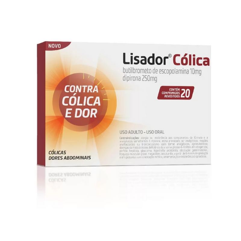 Lisador Cólica 20 Comprimidos Revestidos