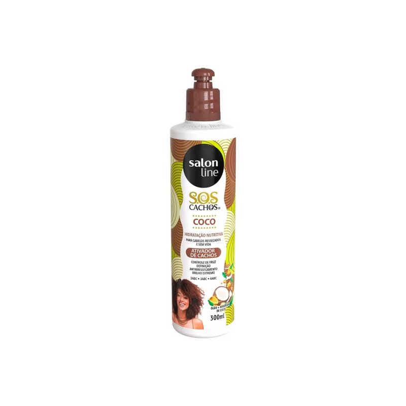 Ativador de Cachos SOS Cachos Coco Tratamento Profundo 300ml