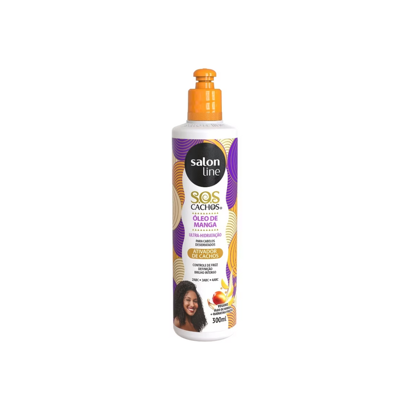 Ativador de Cachos SOS Cachos Óleo de Manga Salon Line 300ml 6 Avaliações