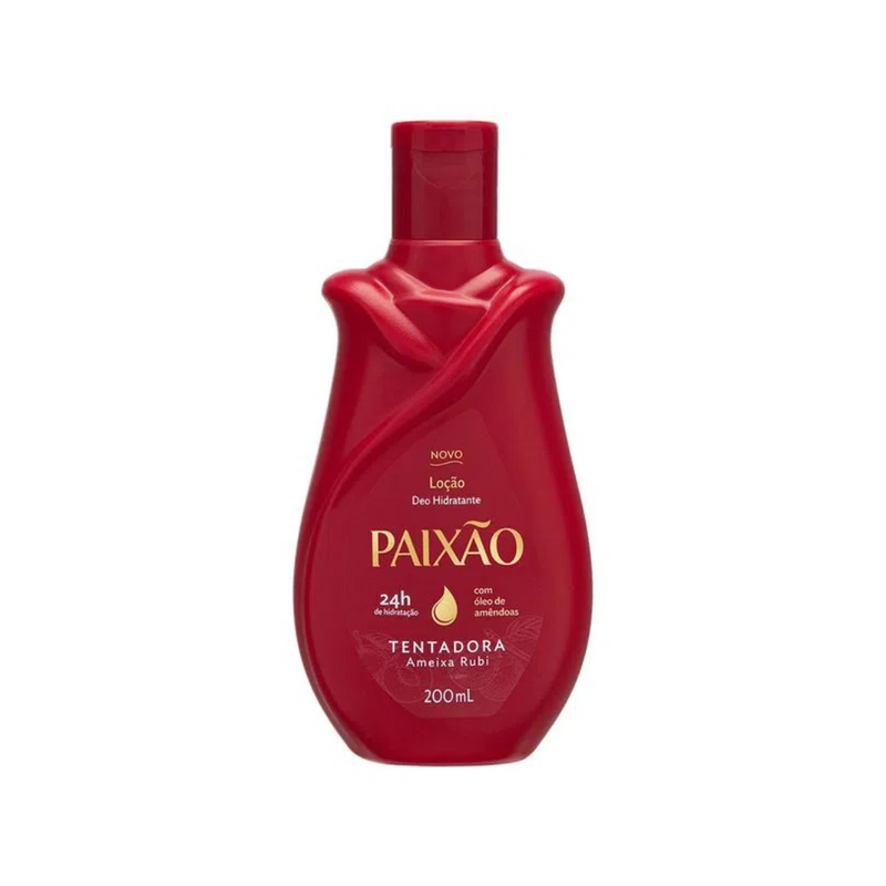 Hidratante Paixão Tentadora com Óleo de Amêndoas ação desodorante 200ml