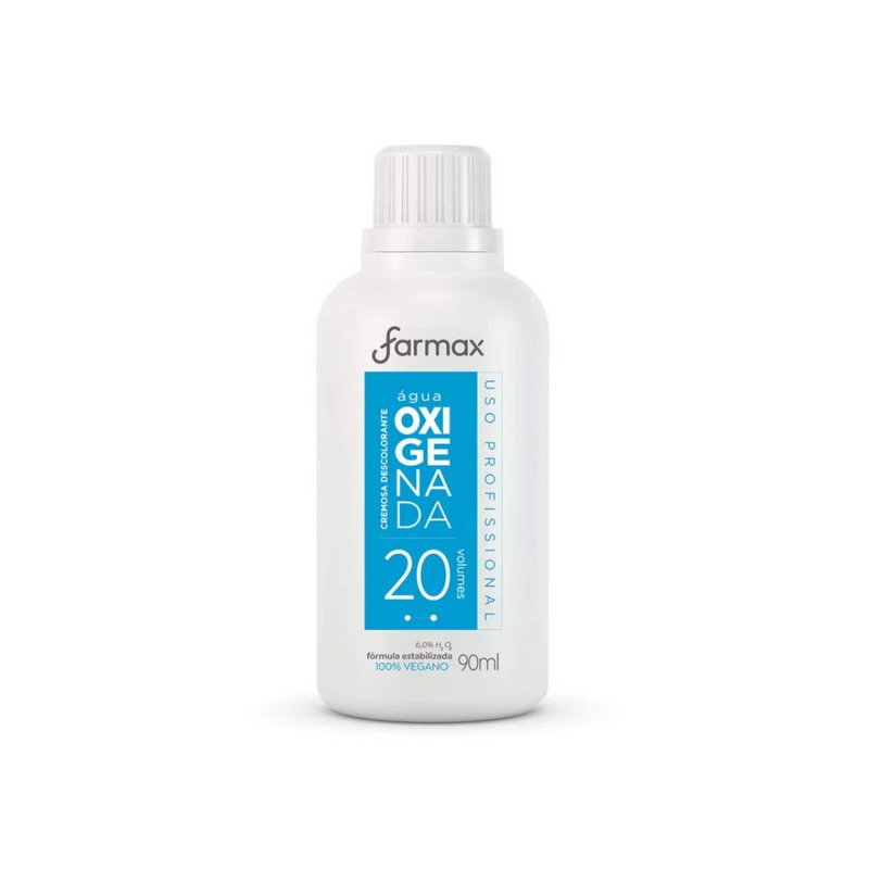 Água Oxigenada Cremosa 20 Volumes Farmax 90ml