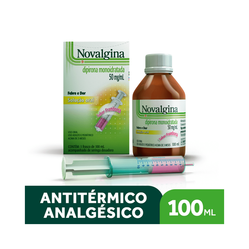 Novalgina Solução Oral Analgésico e Antitérmico Infantil 100ml