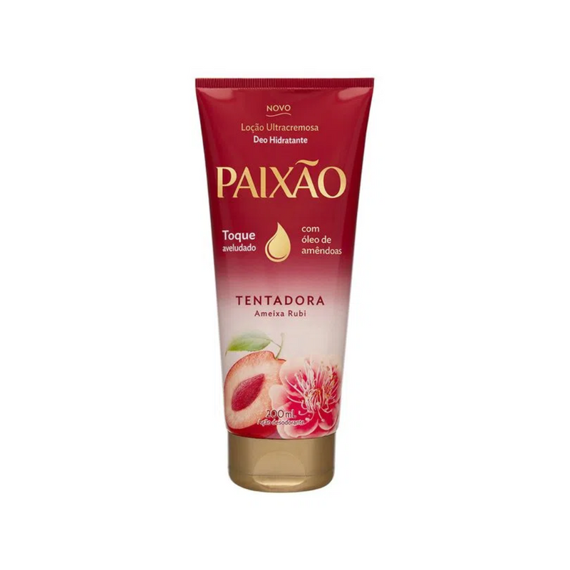 Loção Hidratante Ultracremosa Paixão Tentadora Ameixa Rubi ação desodorante 200ml