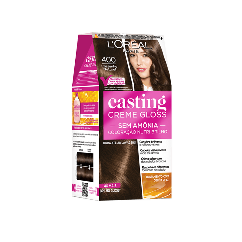 Casting Creme Gloss 400 Castanho Natural
