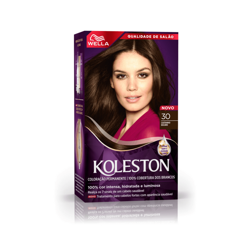 Tintura Koleston Castanho Escuro 30