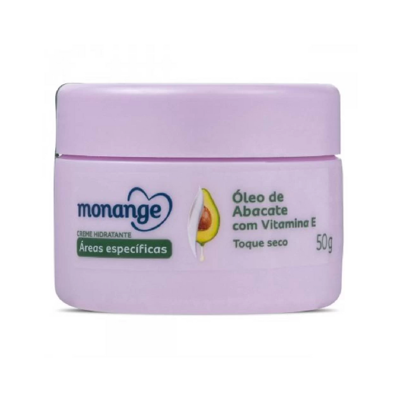 Creme Hidratante Monange Áreas Específicas Com Óleo De Abacate E Vitamina E 50g