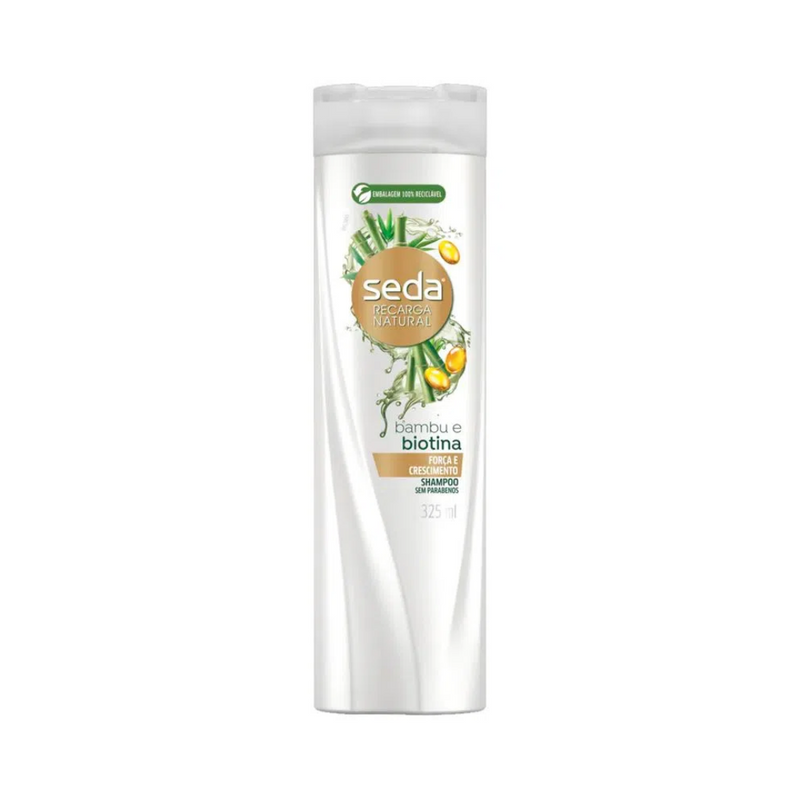 Shampoo Seda Recarga Natural Bambu E Biotina 325ml