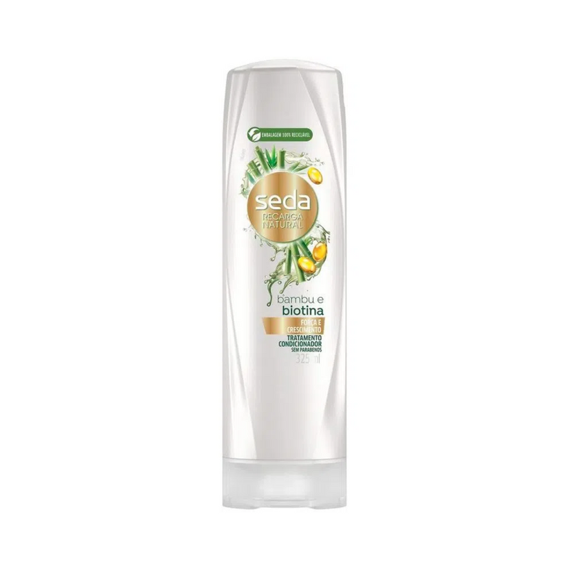 Condicionador Seda Recarga Natural Bambu E Biotina 325ml