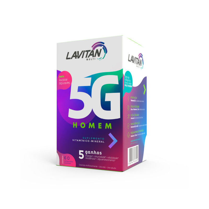 Lavitan Multi 5G Homem 60 Comprimidos Revestidos