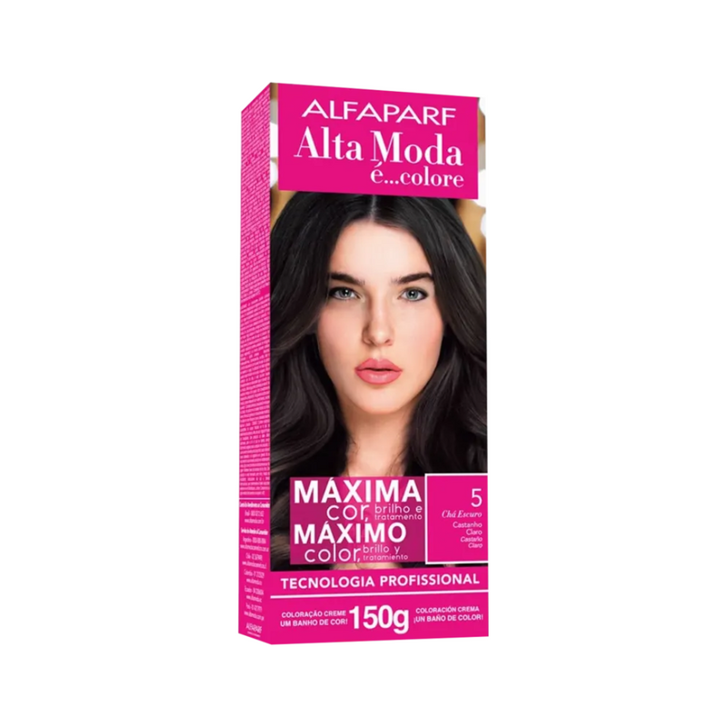 Tintura Alfaparf Alta Moda é Colore 5 Castanho Claro