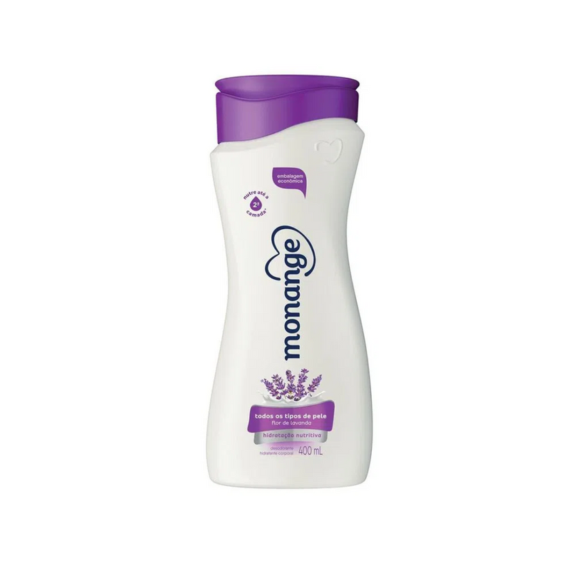 Creme Hidratante Corporal Monange Flor de Lavanda 400ml