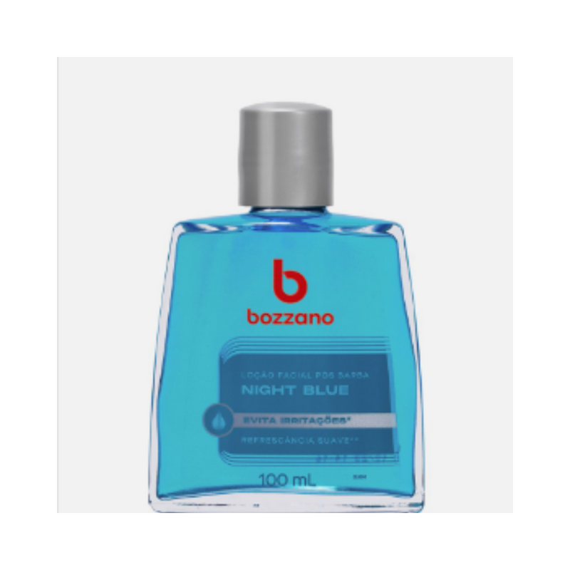 Loção Facial Pós-Barba Bozzano Night Blue 100ml