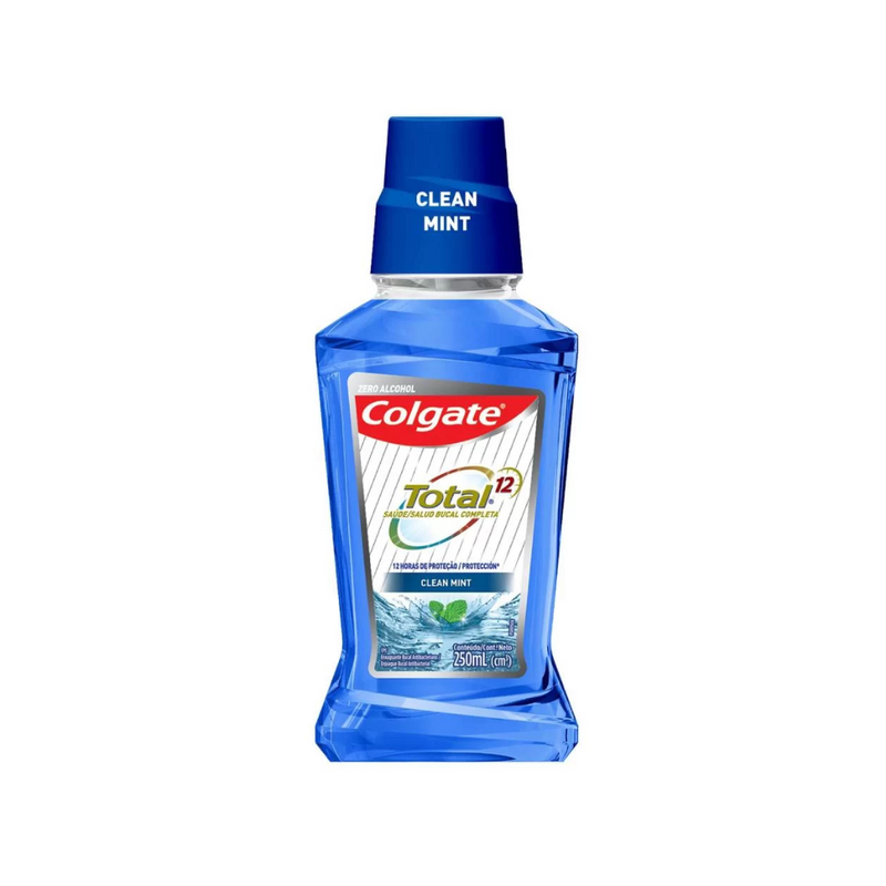 Enxaguante Bucal Colgate Total 12 Clean Mint 250ml