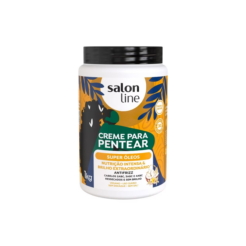 Creme Para Pentear Super Óleos Salon Line 1L