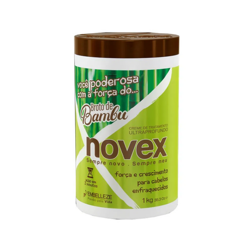 Máscara Capilar De Tratamento Novex Broto De Bambu 1Kg