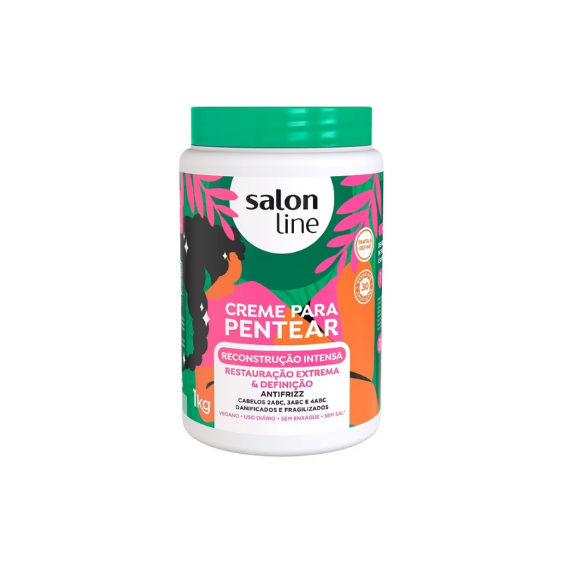 Creme Para Pentear Brilho Máximo Salon Line 1kg