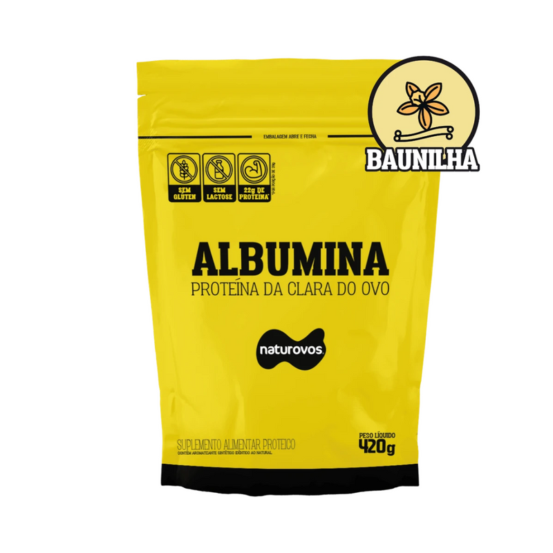 Albumina Naturovos Sabores variados 420g