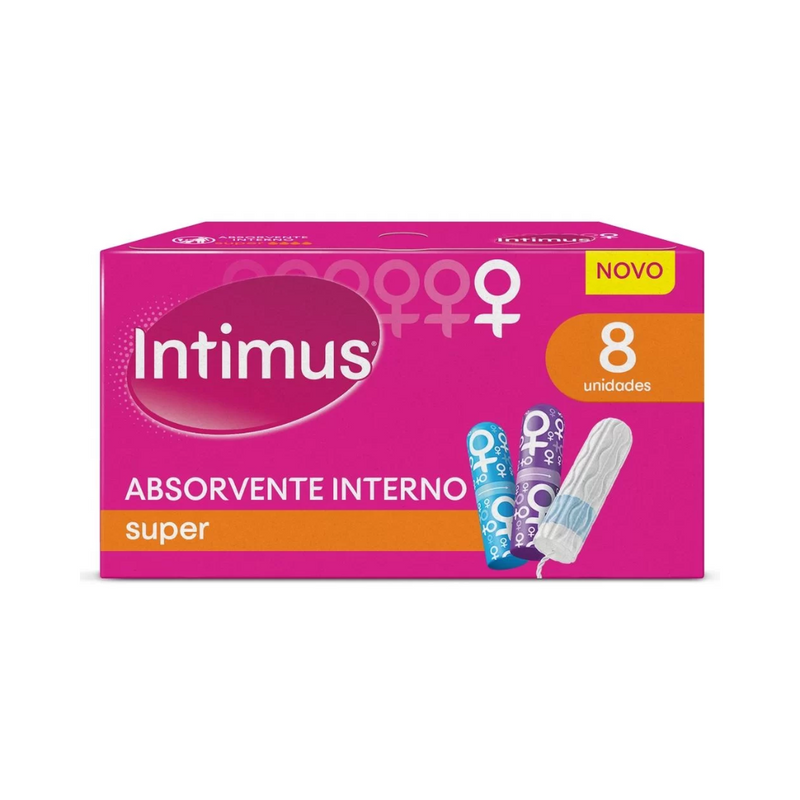 Absorvente Interno Intimus Super 8 Unidades