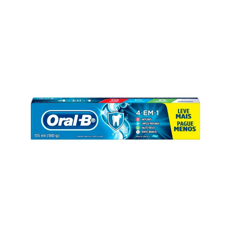 Creme Dental Oral B 4 Em 1 180g