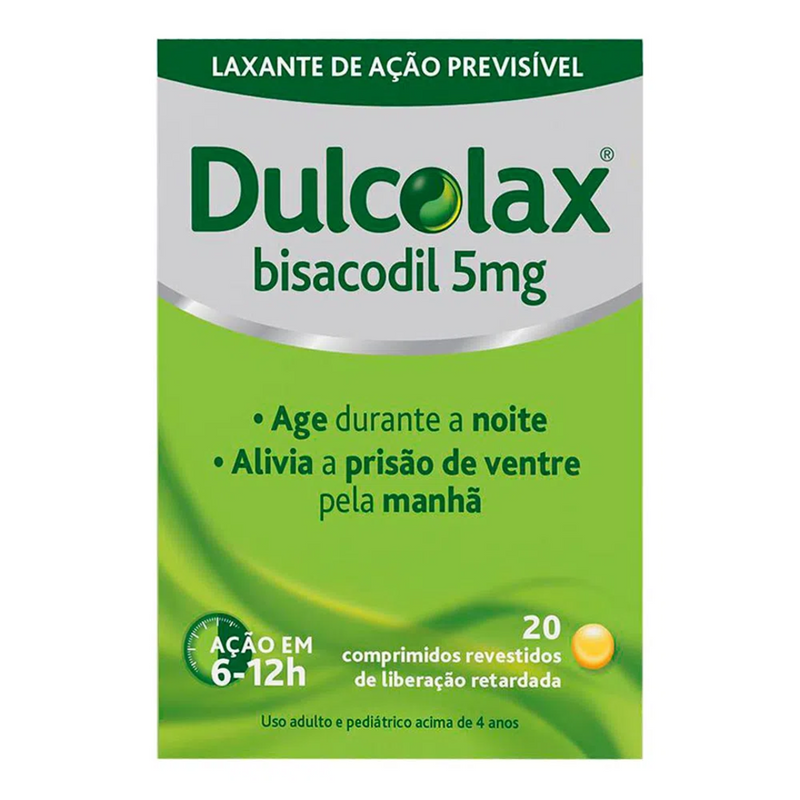 Laxante Dulcolax 5mg 20 Drágeas