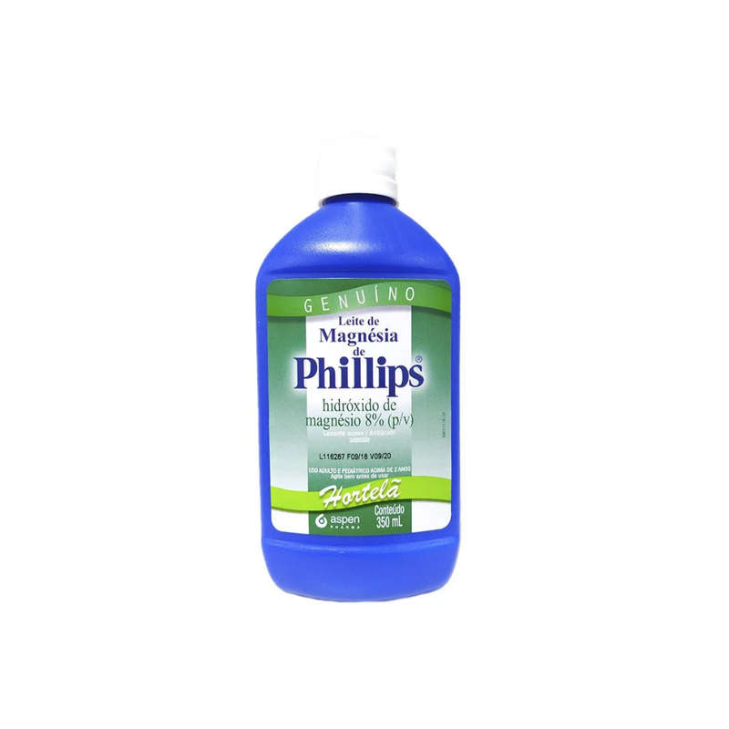 Leite de Magnésia Phillips sabor hortelã 350ml