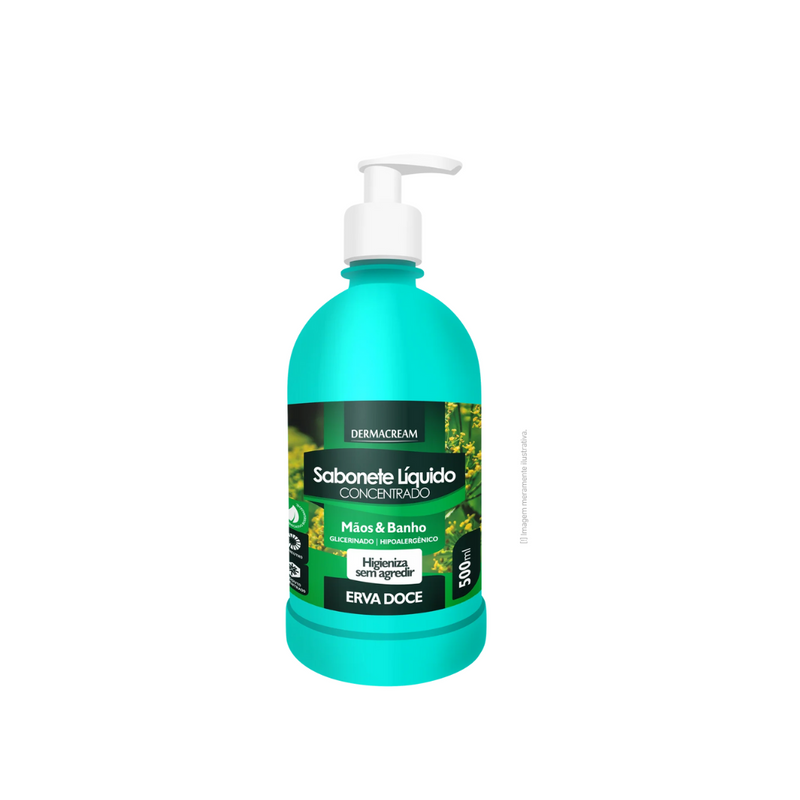 Sabonete Líquido Concentrado Erva-Doce - 500ml