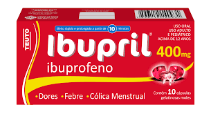 IBUPROFENO - IBUPRIL 400MG 10 CÁPSULAS