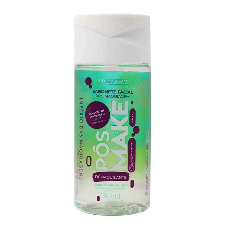 SABONETE FACIAL PÓS MAKE 150ML - DERMACREAM
